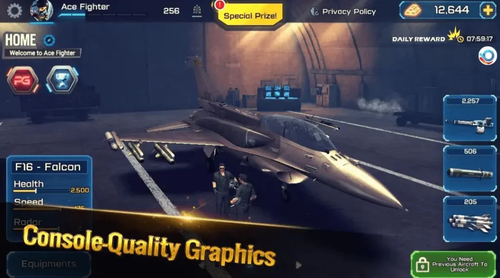 ace fighter quality graphics