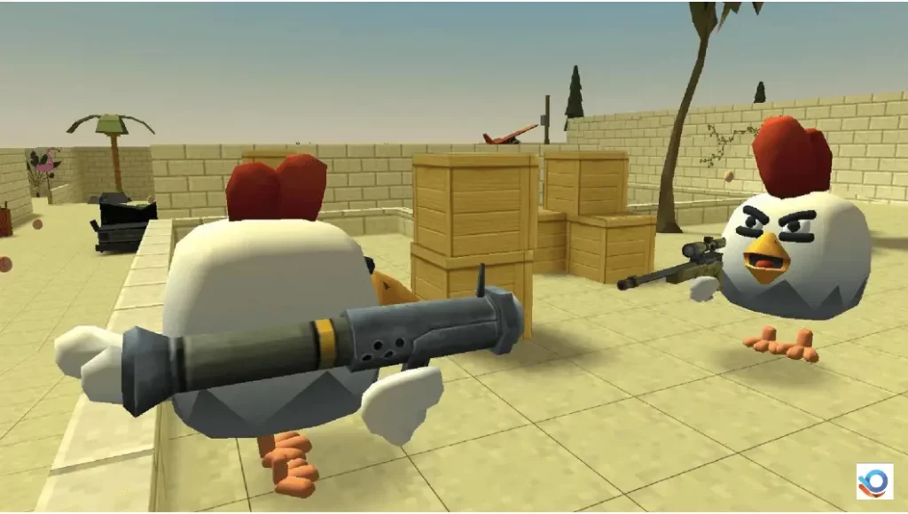 Chicken Gun mod APK Easy to Play