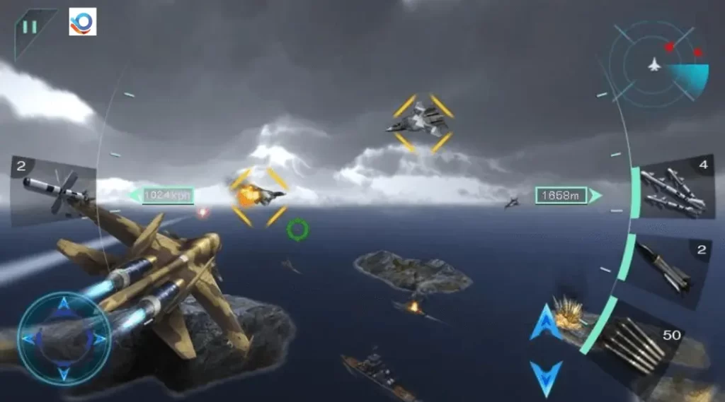 Sky Fighters 3D MOD APK Customize your Plane