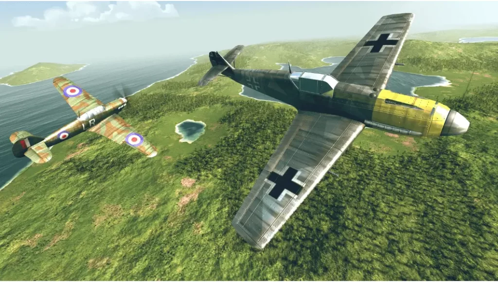 Warplanes WW2 Dogfight MOD APK Customize & Upgrade Planes